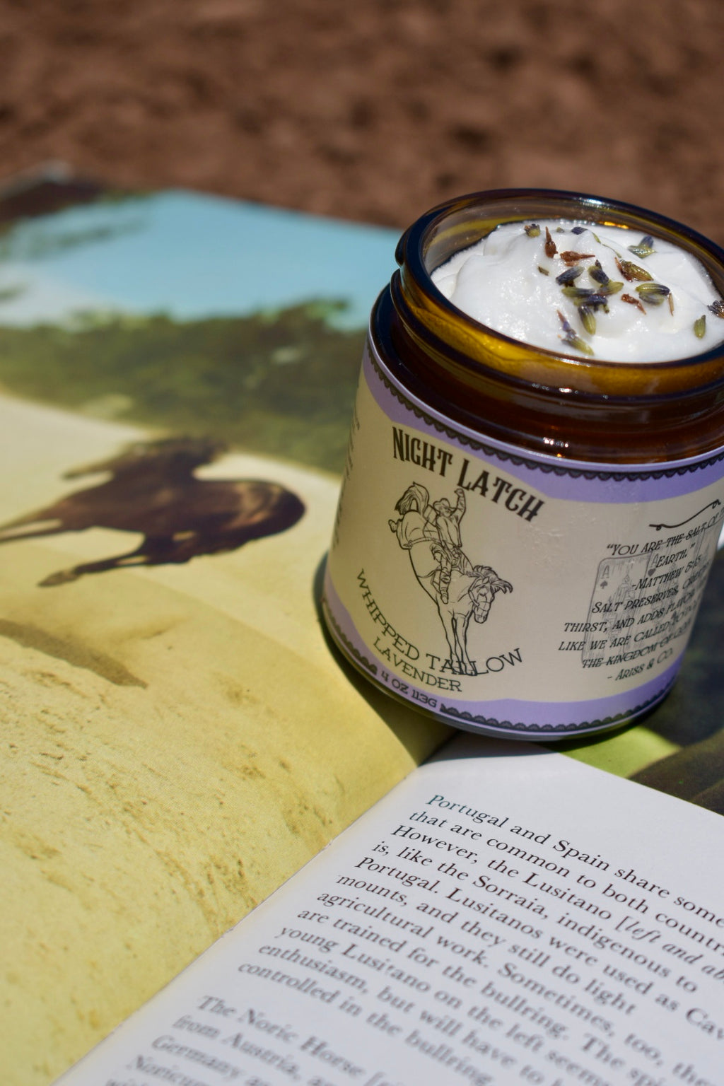 Night latch Whipped Tallow - Lavender - Soothing