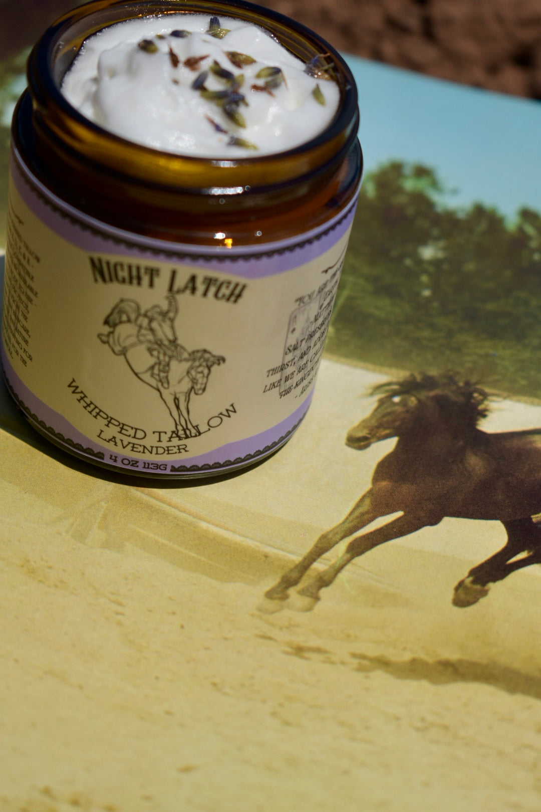 Night latch Whipped Tallow - Lavender - Soothing