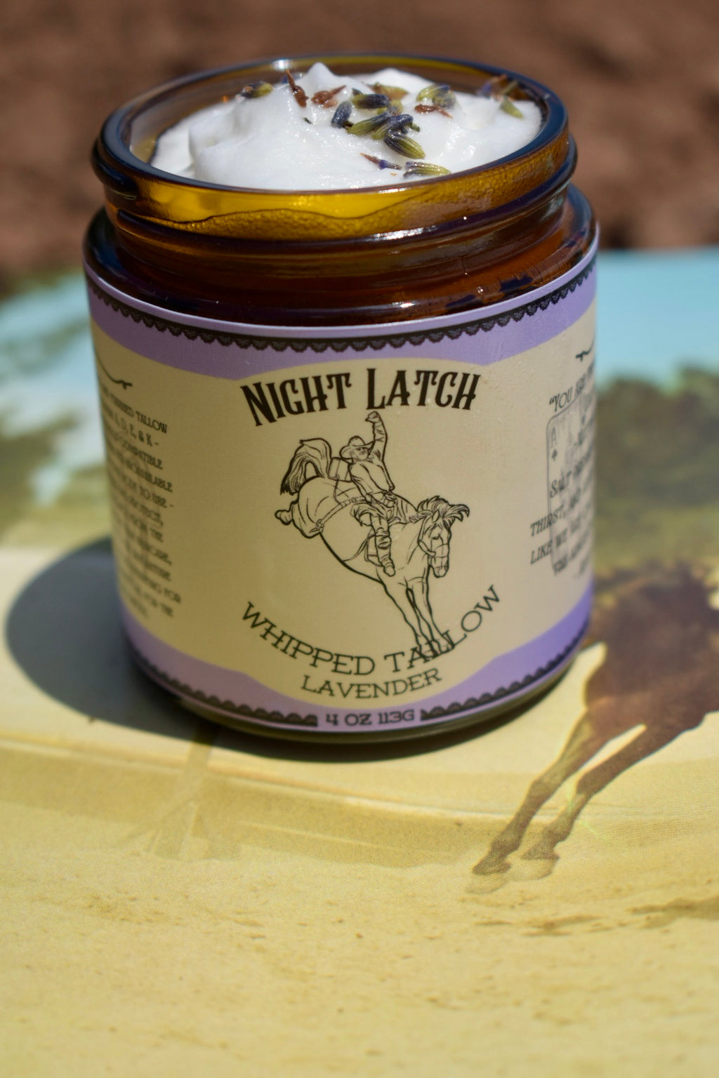 Night latch Whipped Tallow - Lavender - Soothing