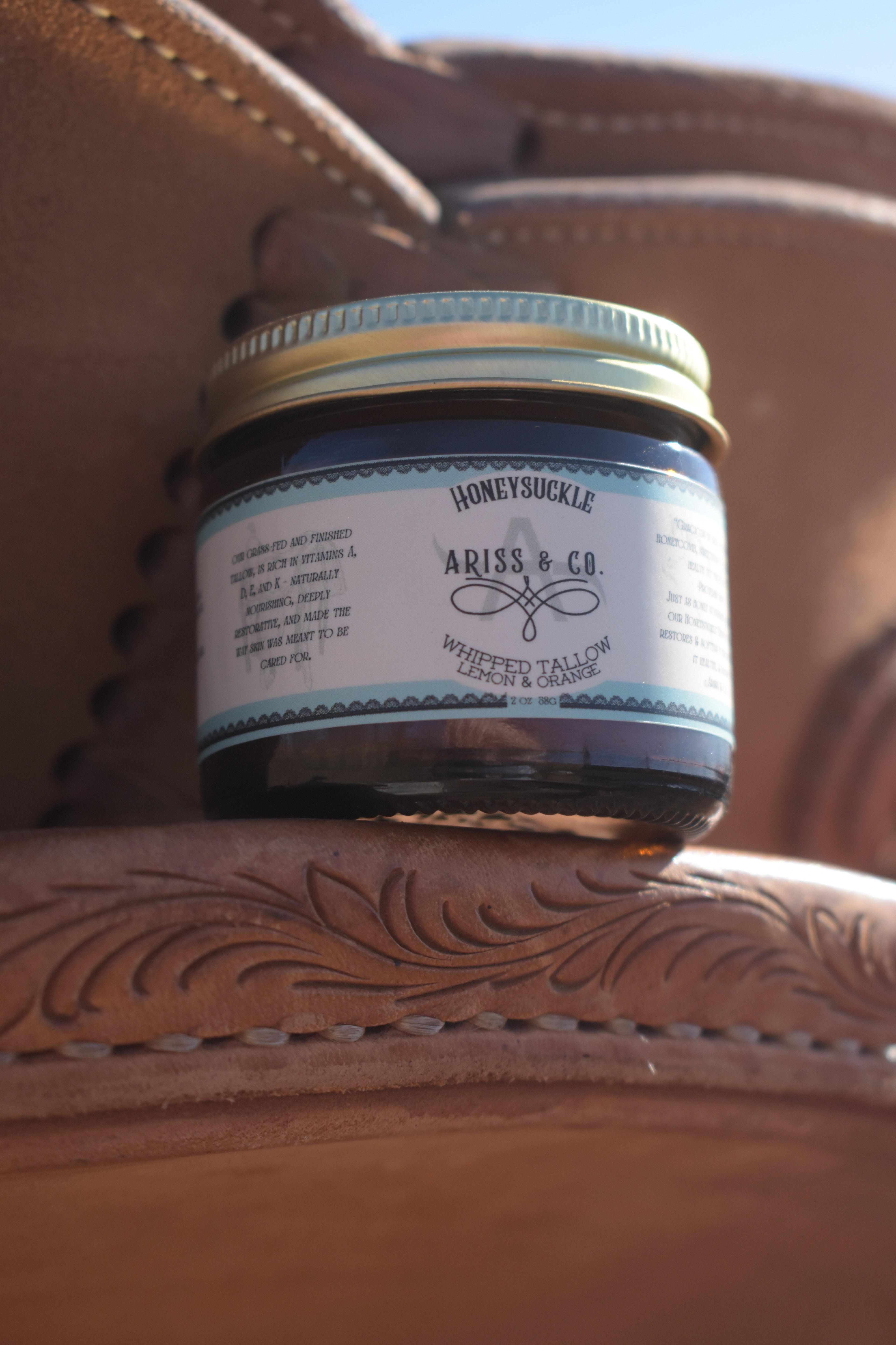 Honeysuckle Whipped Tallow - Orange & Lemon - Lasting Hydration