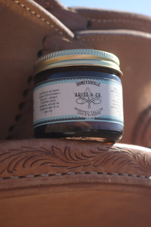 Honeysuckle Whipped Tallow - Orange & Lemon - Lasting Hydration