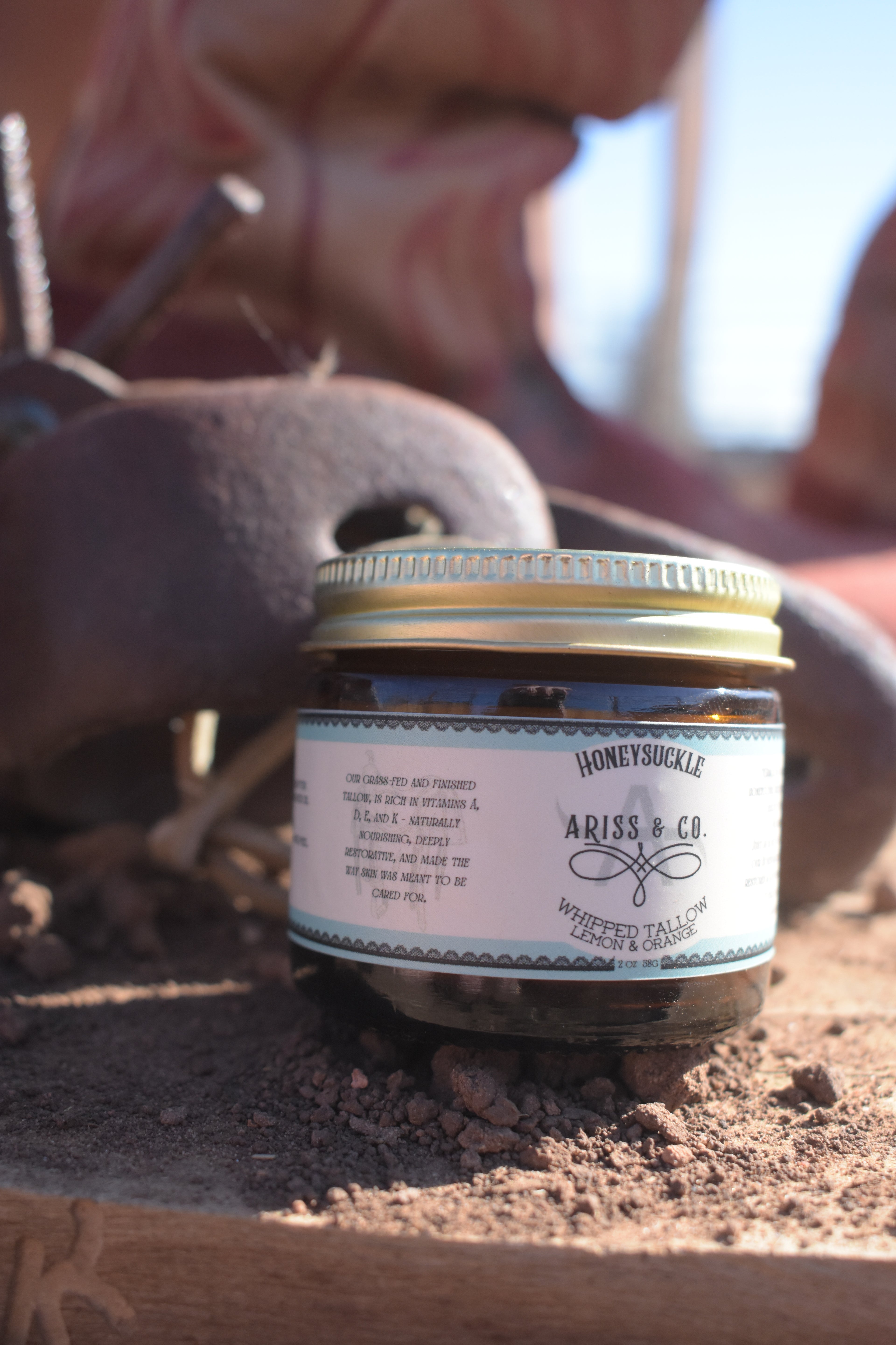 Honeysuckle Whipped Tallow - Orange & Lemon - Lasting Hydration